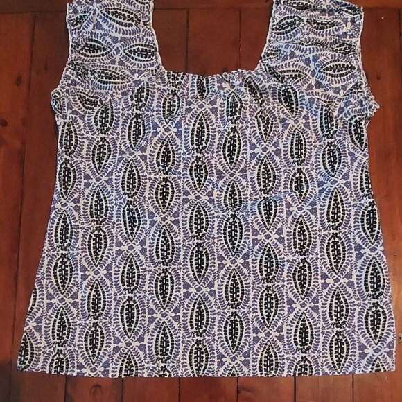 J. Crew 100% Cotton Short Sleeve Top - Picture 2 of 5